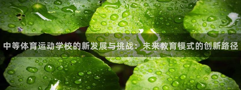 鲸鱼体育视频直播：中等体育运动学校的新发展与挑战：未来教育模式的创新路径